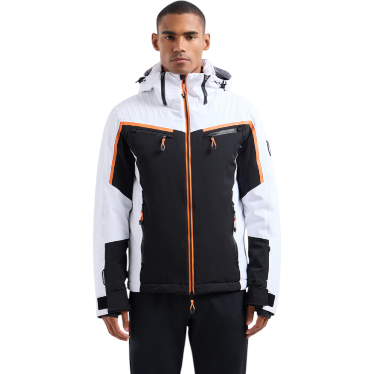 Geacă pt Barbati EA7 EMPORIO ARMANI TECHNICAL SKI JACKET IN PROTECTUM7 S Negru-alb photo 3