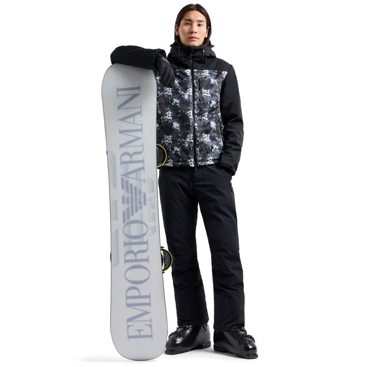 Брюки EA7 EMPORIO ARMANI TECHNICAL-FABRIC SKI TROUSERS S Черный Мужской photo 2