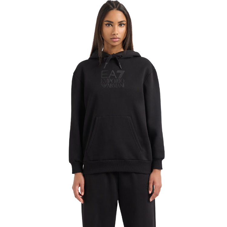 Hanorac EA7 EMPORIO ARMANI SWEATSHIRT XXS Negru Femei photo 3