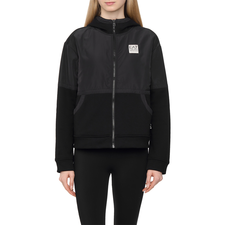 Hanorac EA7 EMPORIO ARMANI SWEATSHIRT XXS Negru Femei photo 3