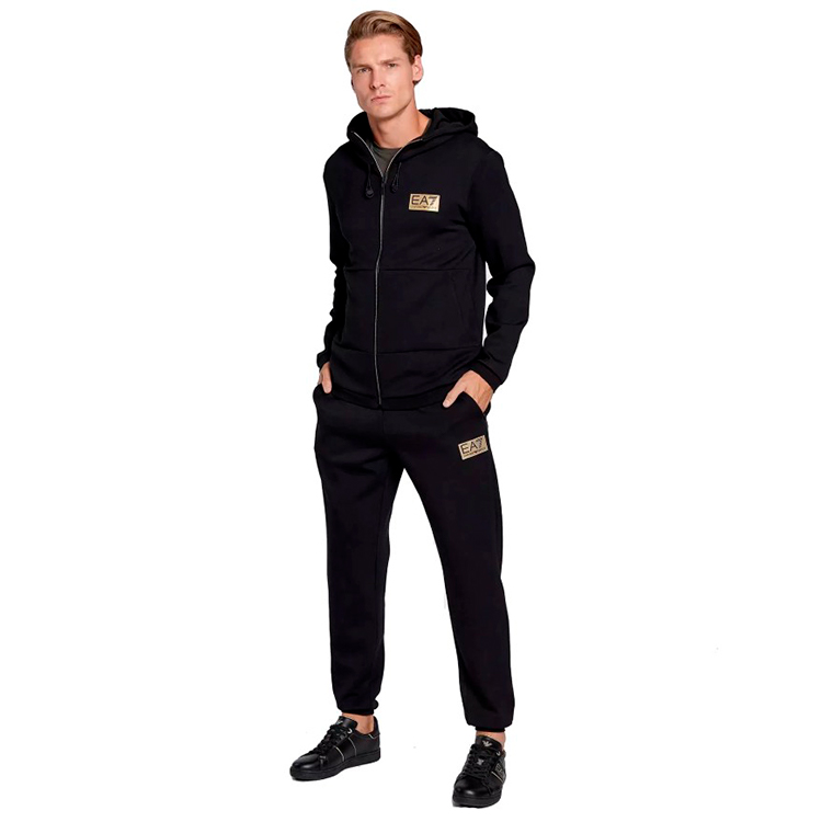 Hanorac pt bărbați EA7 EMPORIO ARMANI SWEATSHIRT S Negru photo 2