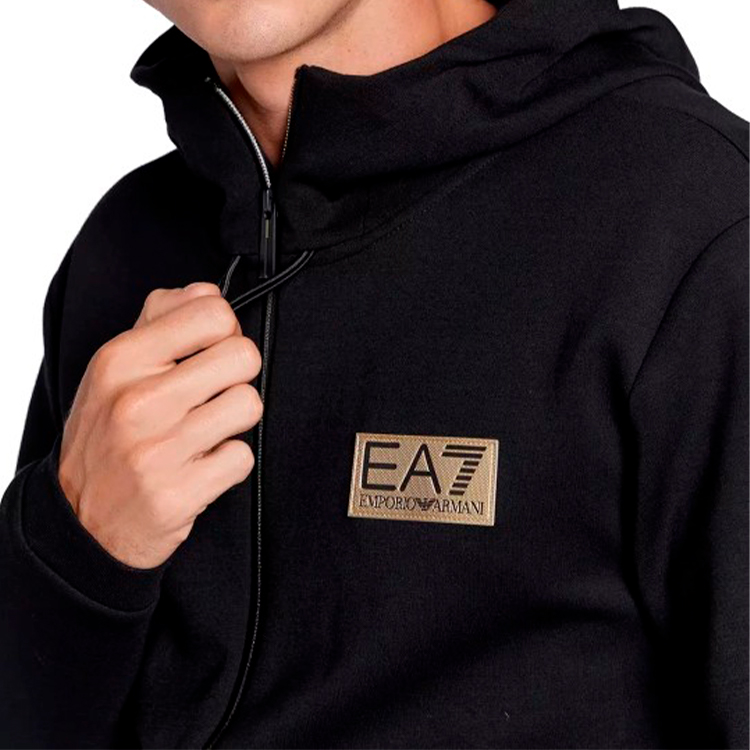 Hanorac pt bărbați EA7 EMPORIO ARMANI SWEATSHIRT S Negru photo 4