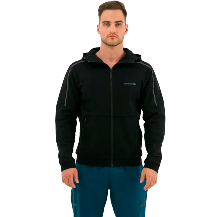 Hanorac pt bărbați EA7 EMPORIO ARMANI SWEATSHIRT S Negru photo 3