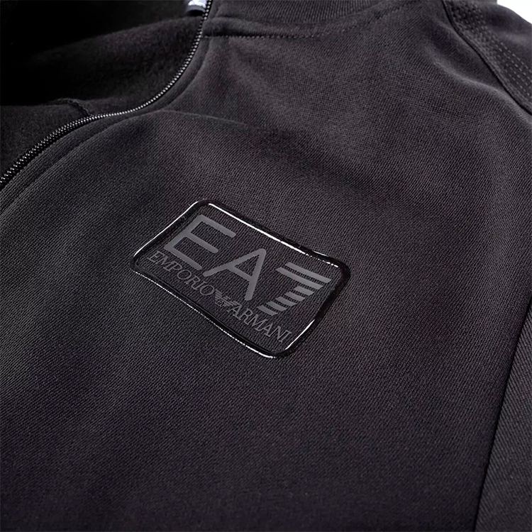 Hanorac pt bărbați EA7 EMPORIO ARMANI SWEATSHIRT S Negru photo 7
