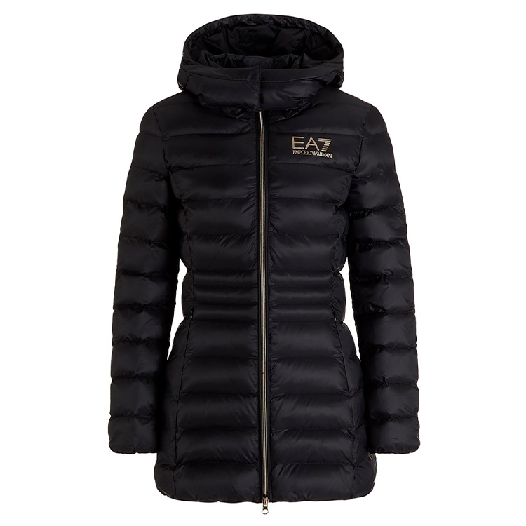 Scurta EA7 EMPORIO ARMANI CABAN COAT XS Negru Femei photo 1