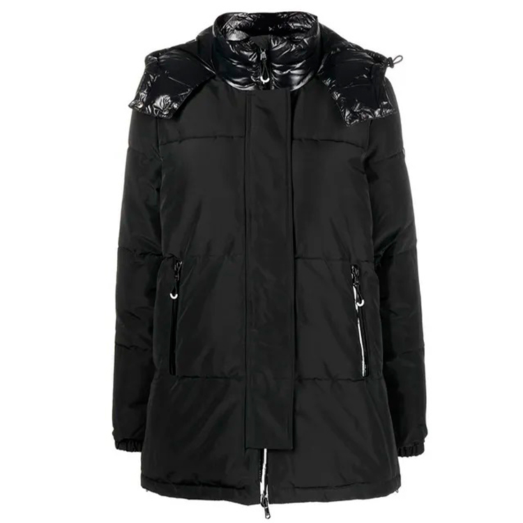 Scurta EA7 EMPORIO ARMANI CABAN COAT XS Negru Femei photo 1