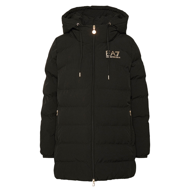 Scurta EA7 EMPORIO ARMANI CABAN COAT XS Negru Femei photo 1