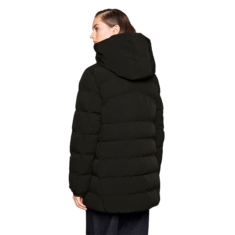 Scurta EA7 EMPORIO ARMANI CABAN COAT XS Negru Femei photo 3