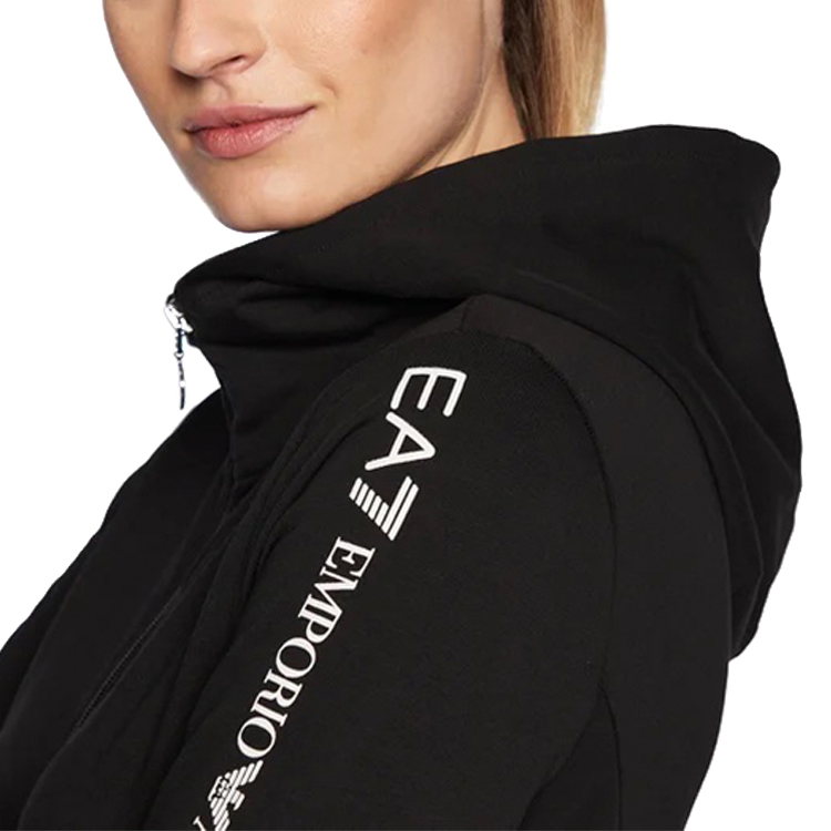 Hanorac EA7 EMPORIO ARMANI SWEATSHIRT S Negru Femei photo 4