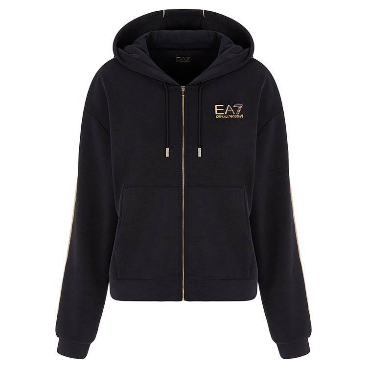 Hanorac EA7 EMPORIO ARMANI SWEATSHIRT XS Negru Femei photo 1