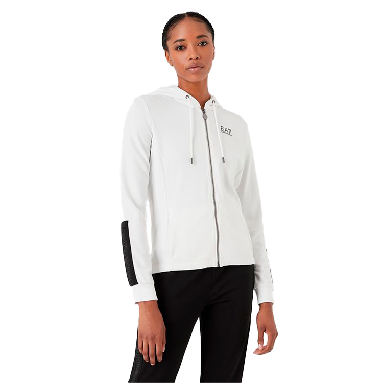 Hanorac EA7 EMPORIO ARMANI SWEATSHIRT XS Alb Femei photo 4