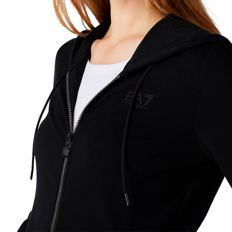 Hanorac EA7 EMPORIO ARMANI SWEATSHIRT XS Negru Femei photo 4
