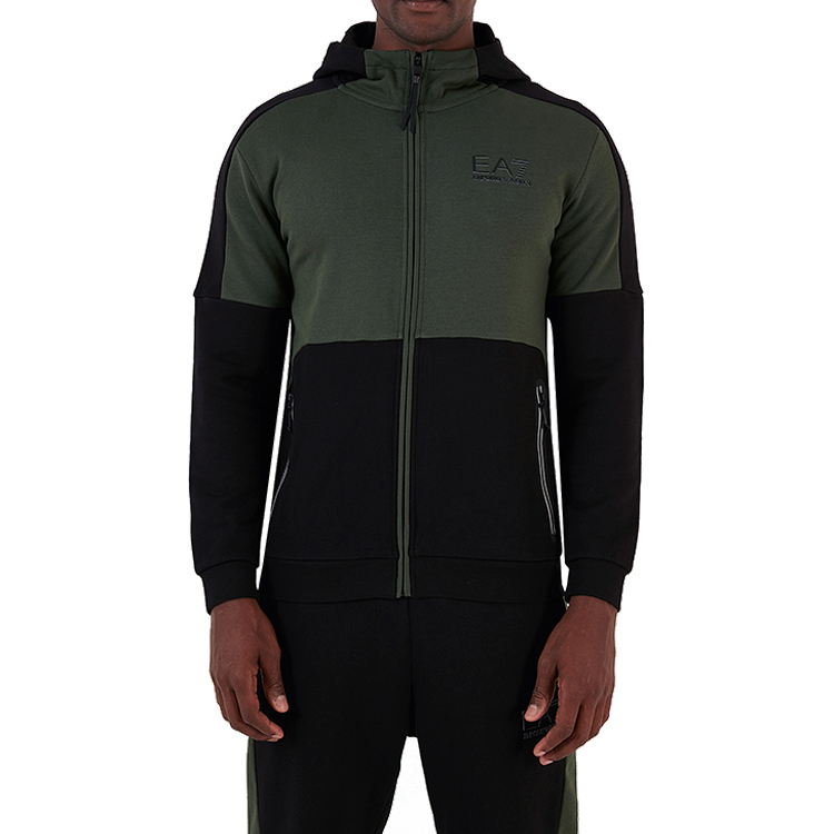 Hanorac pt bărbați EA7 EMPORIO ARMANI SWEATSHIRT S Negru photo 2
