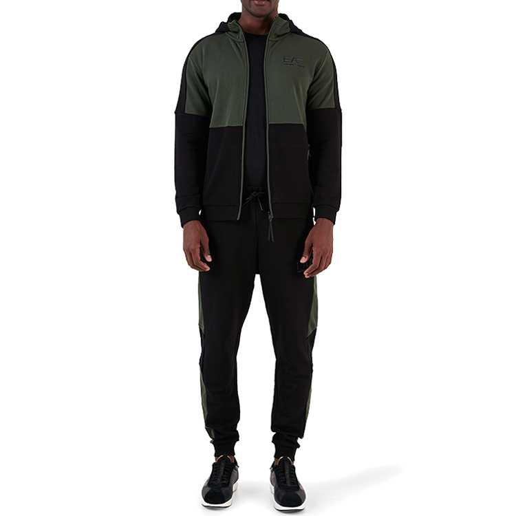 Hanorac pt bărbați EA7 EMPORIO ARMANI SWEATSHIRT S Negru photo 3