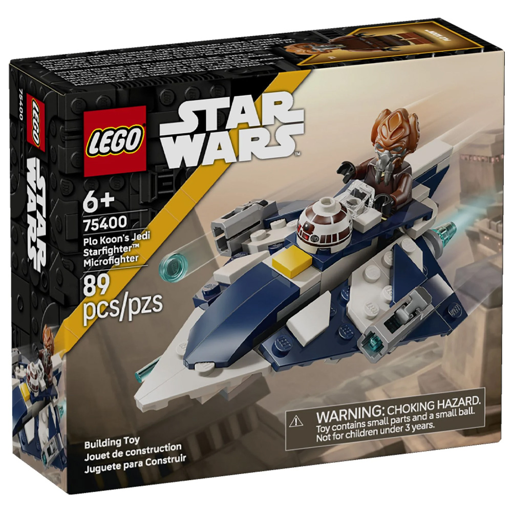 Constructor Lego Star Wars Plo Koon's Jedi Starfighter™ Microfighter 75400 de la 6+ ani photo 1