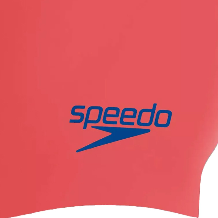 Casca de inot silicon Speedo PLAIN MOUD SILC CAP JU 8-70990H200 Rosu-albastru photo 3