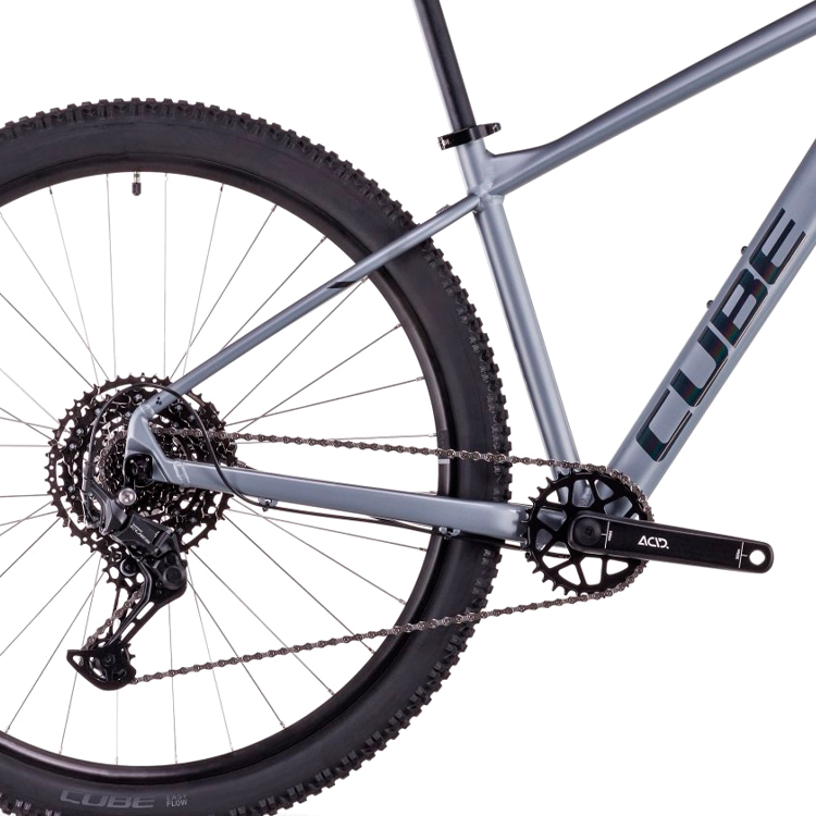 Bicicleta de munte Cube Aim Race Gri M photo 4