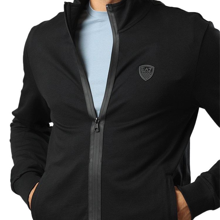 Hanorac pt bărbați EA7 EMPORIO ARMANI SWEATSHIRT M M Negru photo 4