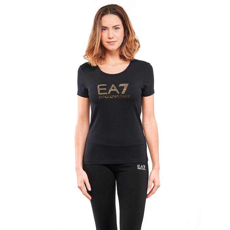 Tricou EA7 EMPORIO ARMANI TRAIN EVOLUTION W TEE SS L Negru Femei photo 2