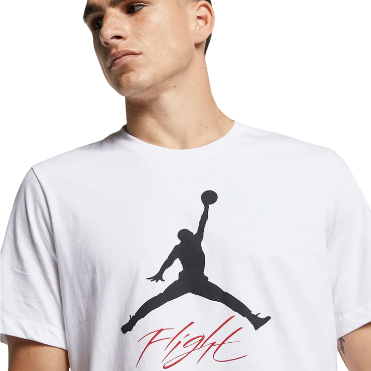 Tricou bărbătesc Nike JUMPMAN FLIGHT HBR TEE S Alb photo 3