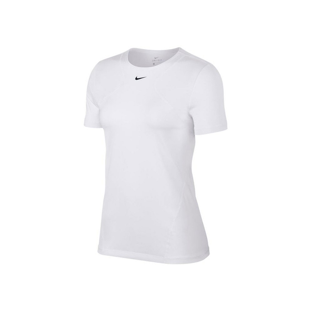 Tricou Nike W NP TOP SS ALL OVER MESH / Femei / L / Alb photo 1 Tricou Nike W NP TOP SS ALL OVER MESH / Femei / L / Alb photo 1