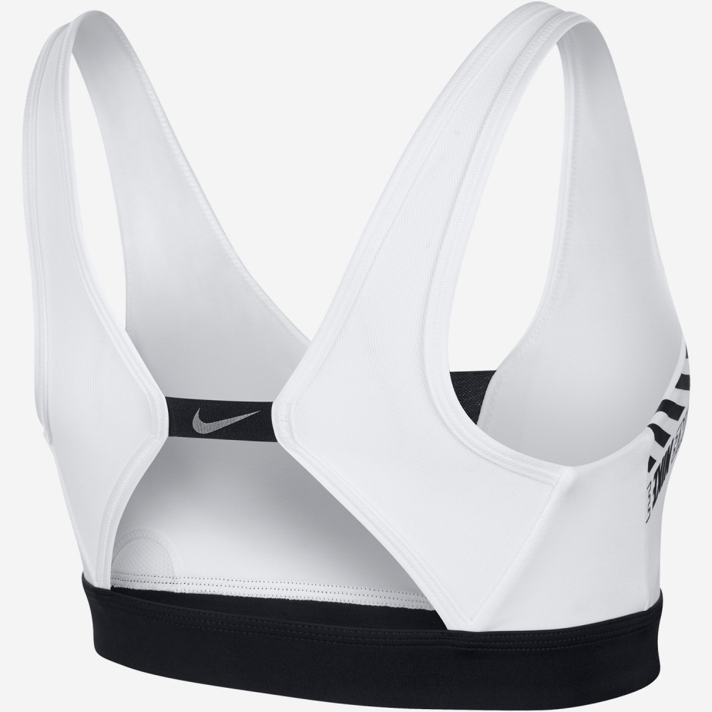 Спортивное бра Nike SPRT DSTRT INDY PLUNGE / Женский / M / Белый/Черный photo 2