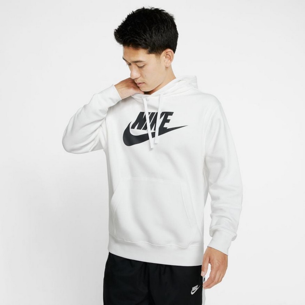 Hanorac pt bărbați Nike M NSW CLUB HOODIE PO BB GX 2XL Alb photo 2