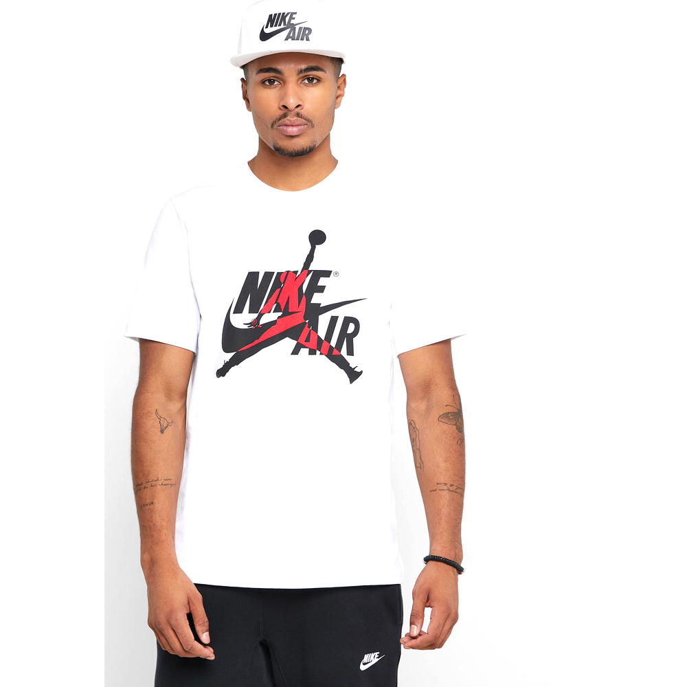 Tricou bărbătesc Nike M J JM CLASSICS SS CREW L Alb photo 2
