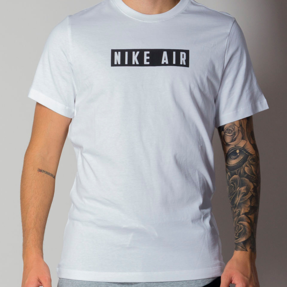 Tricou bărbătesc Nike M NSW SS TEE AIR 3 L Alb photo 2