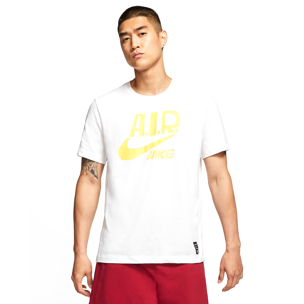 Tricou bărbătesc Nike DRY TEE A.I.R. COLLECTION L Alb photo 4