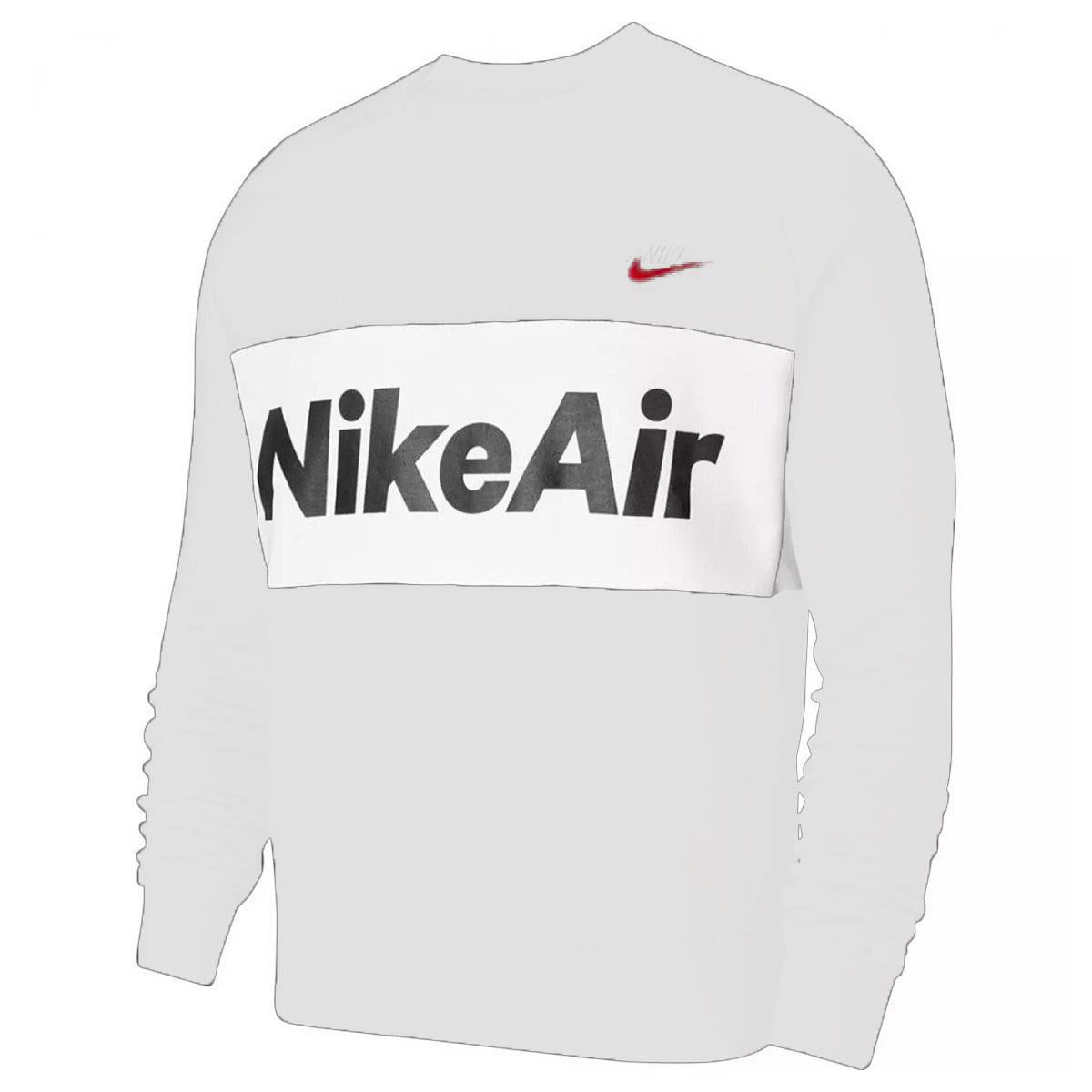 Hanorac pt bărbați Nike M NSW AIR CRW FLC M Alb photo 1 Hanorac pt bărbați Nike M NSW AIR CRW FLC M Alb photo 1