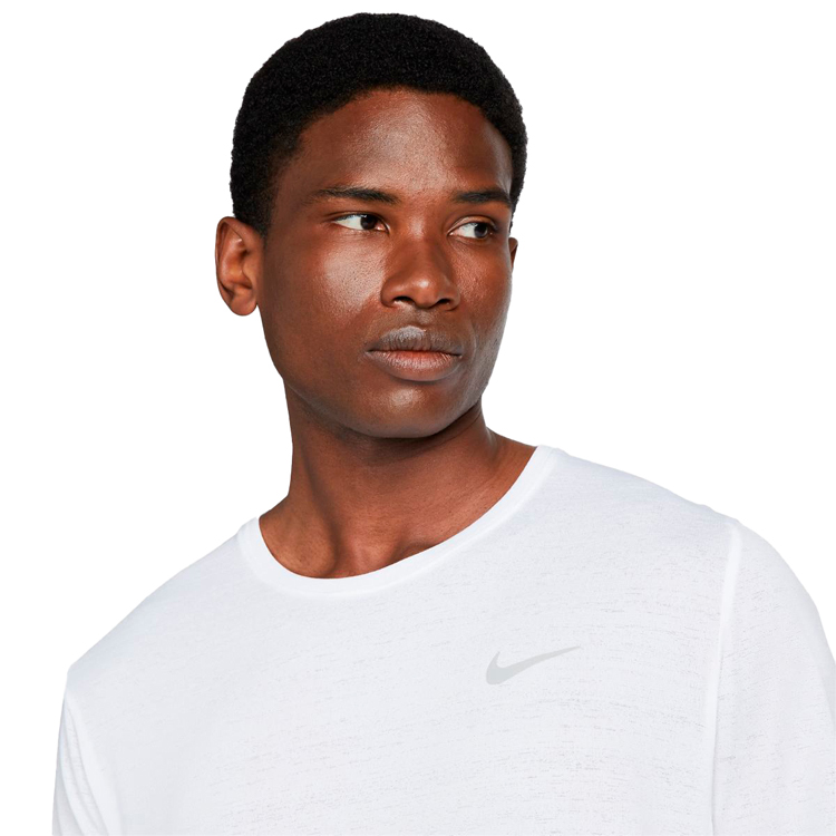 Tricou bărbătesc Nike M NK DF MILER TOP SS 2XL Alb photo 4