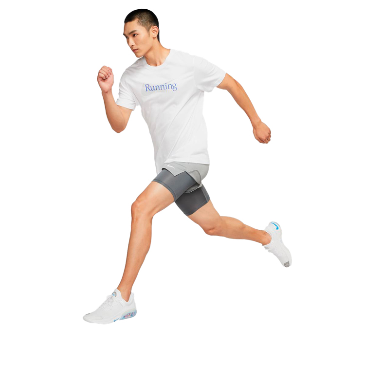 Tricou bărbătesc Nike U NK DRY TEE HBR S Alb photo 3