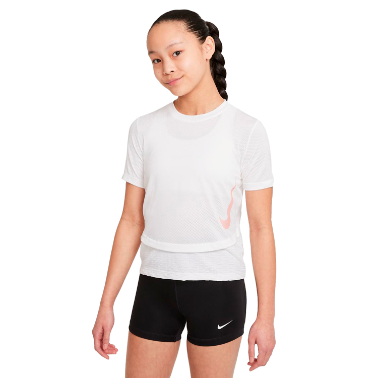 Tricou Nike G NK DF INSTACOOL TOP / Femei / L / Alb photo 1 Tricou Nike G NK DF INSTACOOL TOP / Femei / L / Alb photo 1