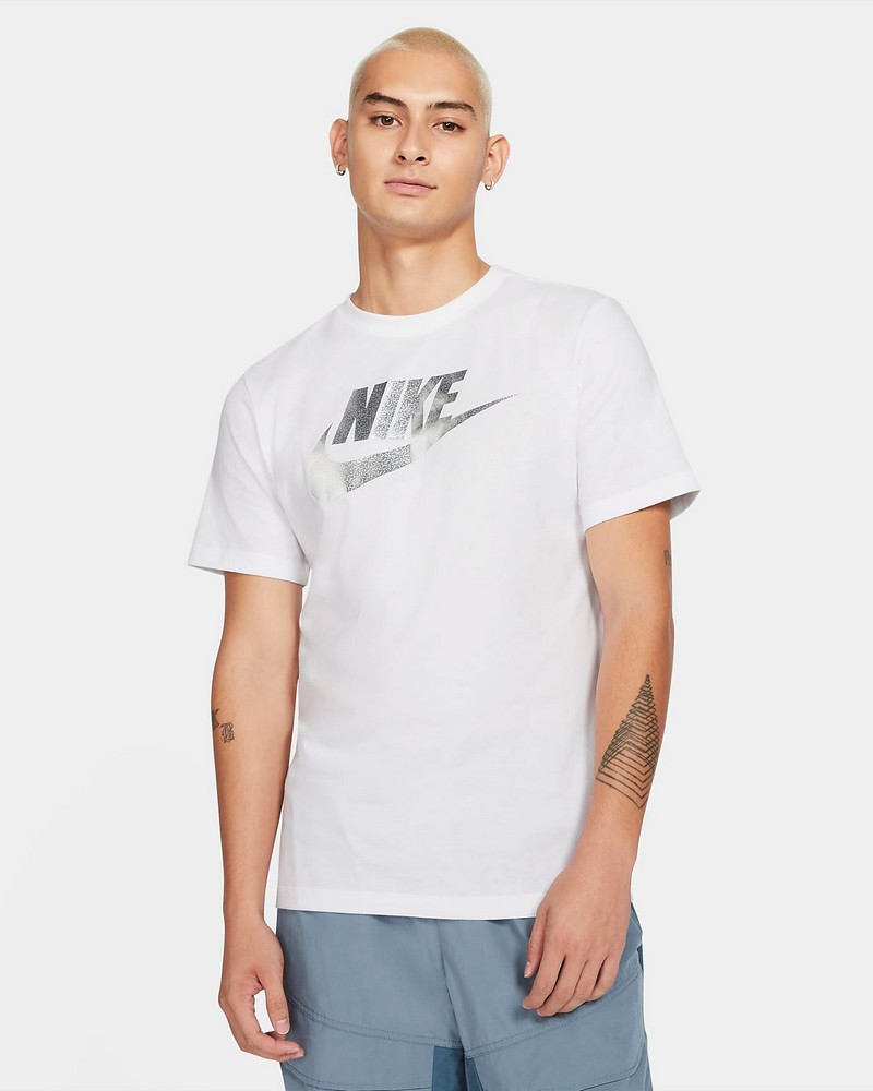 Tricou bărbătesc Nike M NSW TEE BRND MRK APLCTN 1 XS Alb photo 2