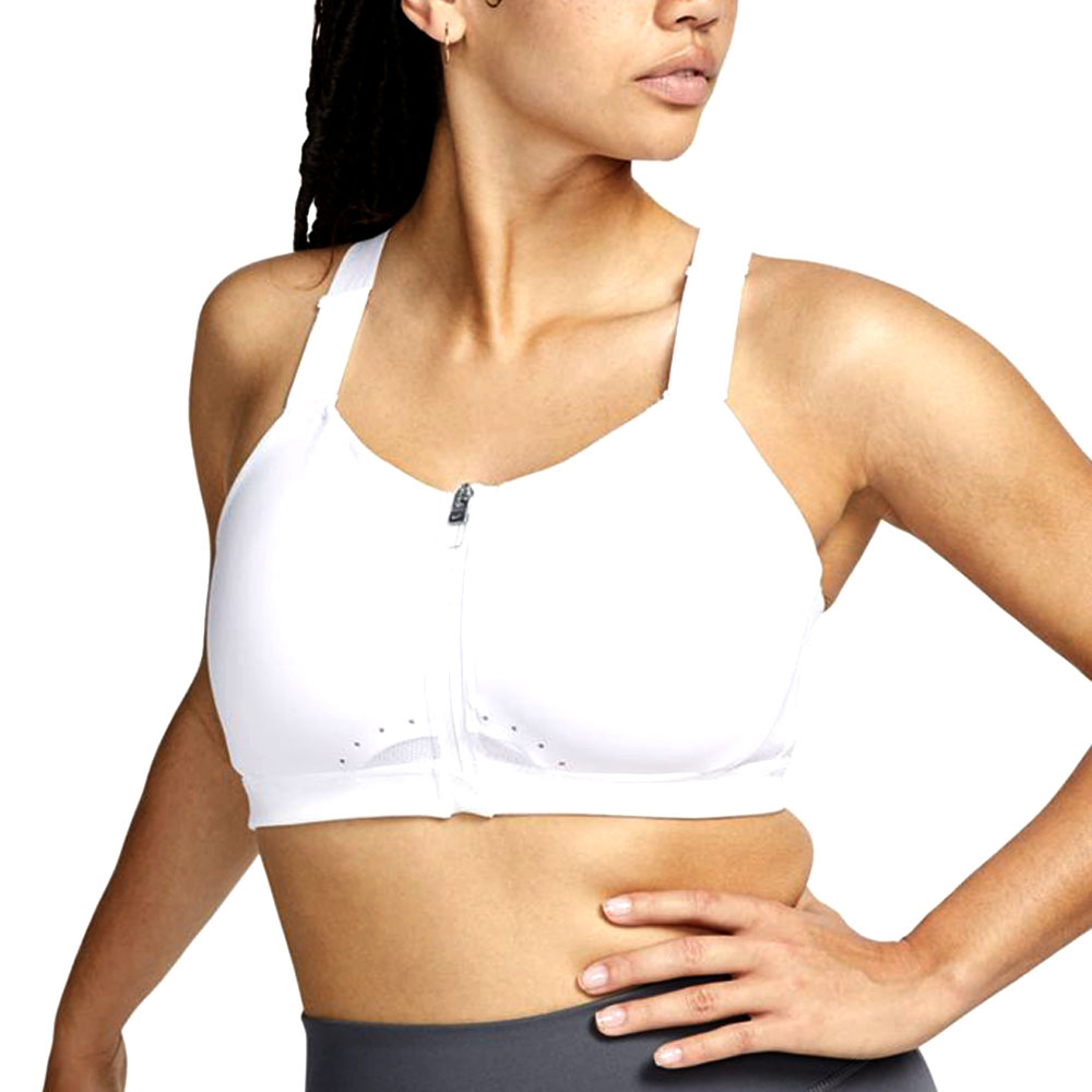 Bra sportive Nike W NK DF ALPHAS HS FRONT ZIP B / Femei / S / Alb photo 1 Bra sportive Nike W NK DF ALPHAS HS FRONT ZIP B / Femei / S / Alb photo 1