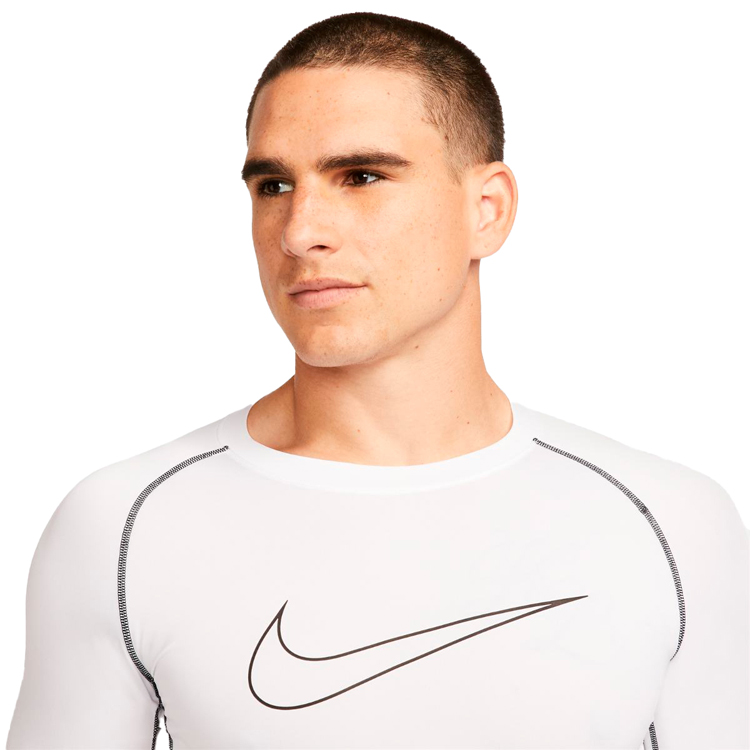 Tricou bărbătesc Nike M NP DF TIGHT TOP SS L Alb photo 4