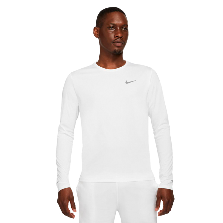 Hanorac pt bărbați Nike M NK DF UV MILER TOP LS 2XL Alb photo 2