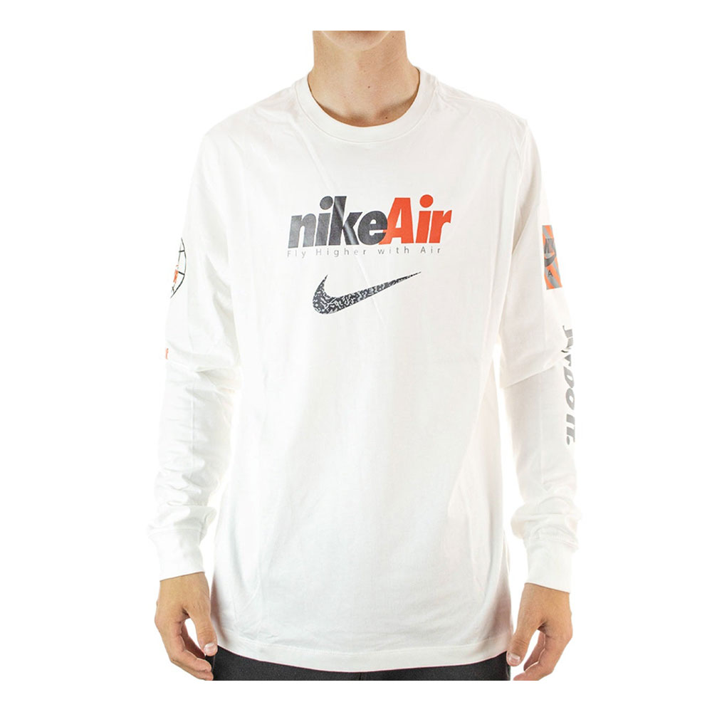 Hanorac pt bărbați Nike M NSW TEE LS SWOOSH BY AIR GX L Alb photo 1 Hanorac pt bărbați Nike M NSW TEE LS SWOOSH BY AIR GX L Alb photo 1