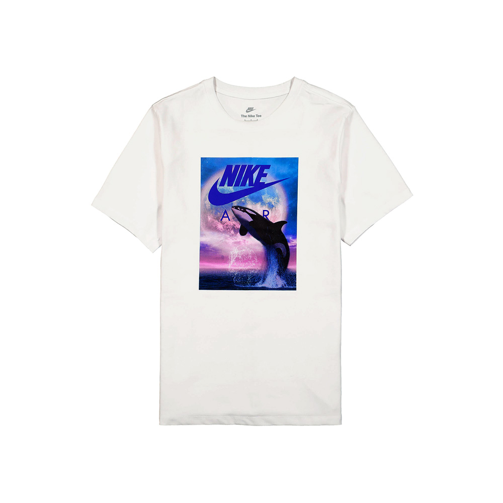 Tricou bărbătesc Nike M NSW WHALE FTRA PHOTO TEE XL Alb photo 1