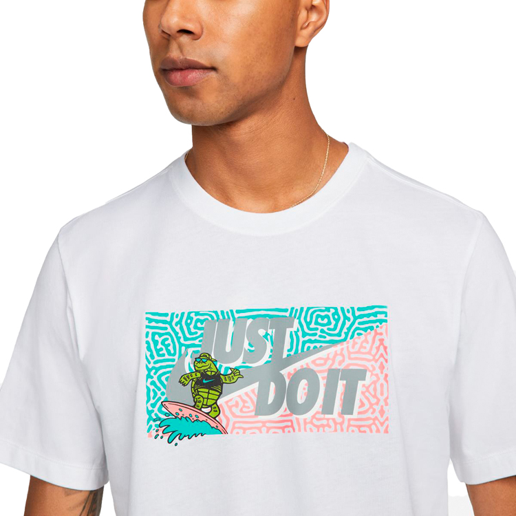 Tricou bărbătesc Nike M NSW SI 2 OPEN TEE 2XL Alb photo 2