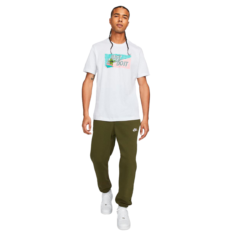 Tricou bărbătesc Nike M NSW SI 2 OPEN TEE 2XL Alb photo 3