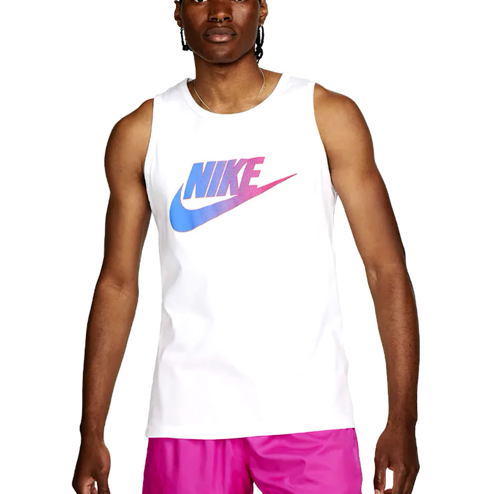 Майка для мужчин Nike M NSW 3MO SSNL BRNDMK TANK L Белый photo 1 Майка для мужчин Nike M NSW 3MO SSNL BRNDMK TANK L Белый photo 1