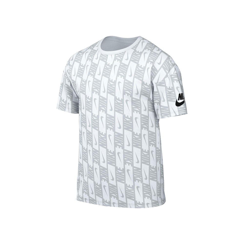 Футболка мужская Nike M NSW REPEAT SS TEE PRNT M Белый photo 1