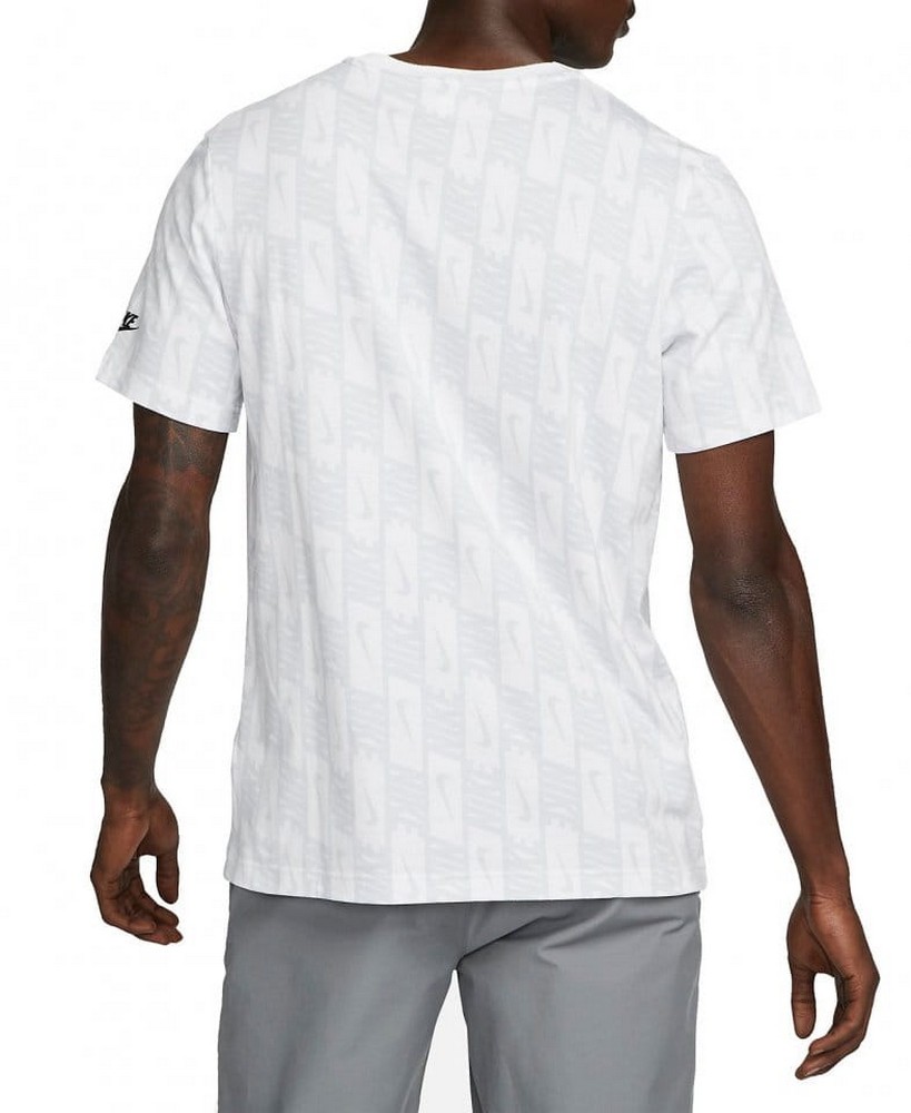 Футболка мужская Nike M NSW REPEAT SS TEE PRNT M Белый photo 2