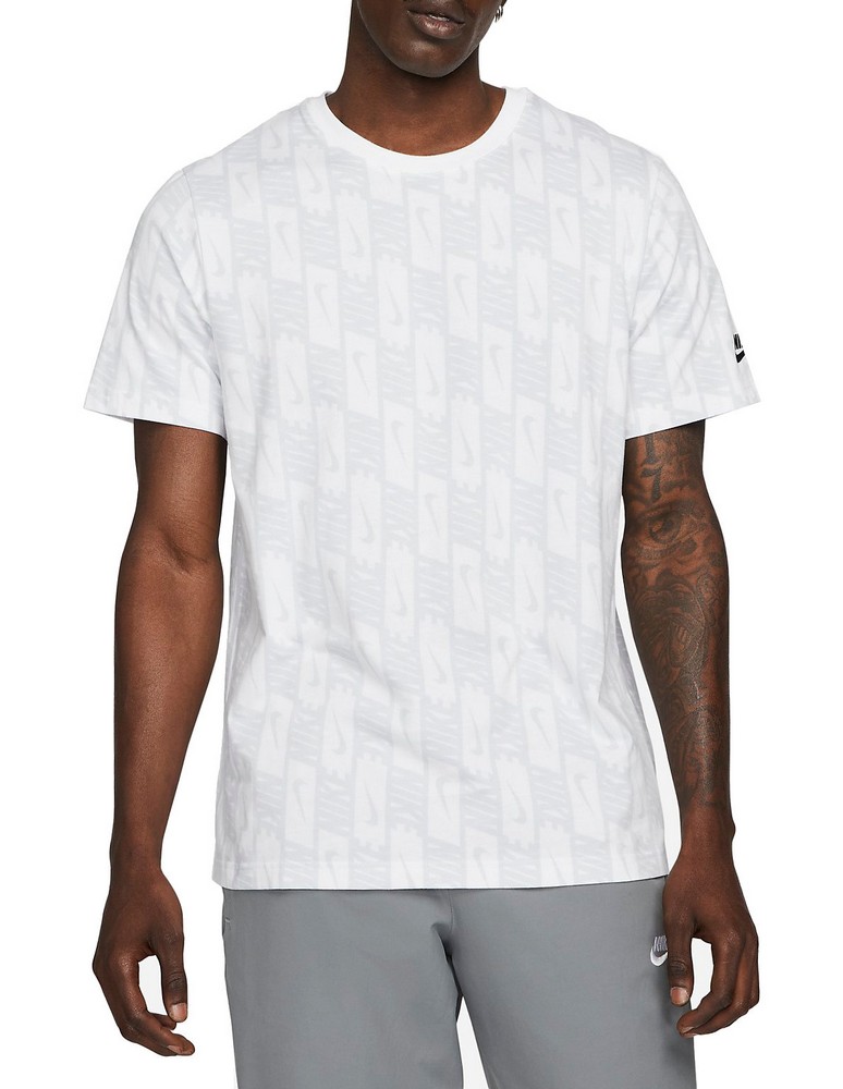 Футболка мужская Nike M NSW REPEAT SS TEE PRNT M Белый photo 3