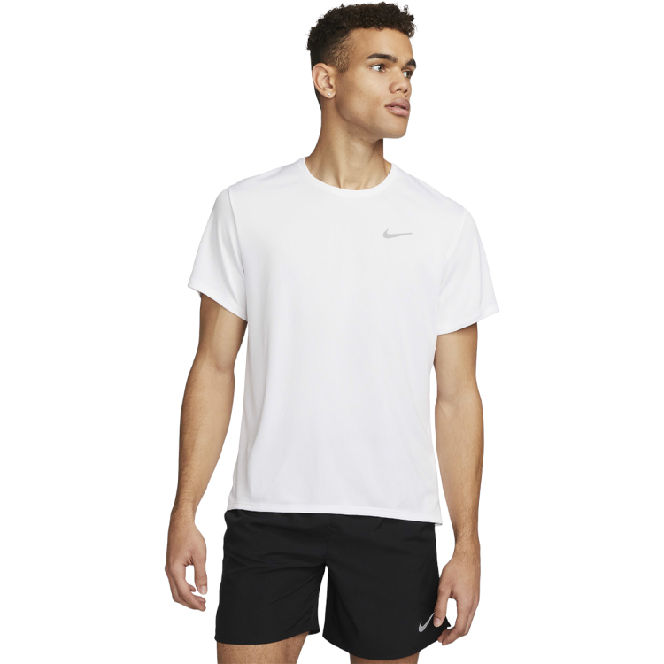 Tricou bărbătesc Nike M NK DF UV MILER SS XS Alb photo 5