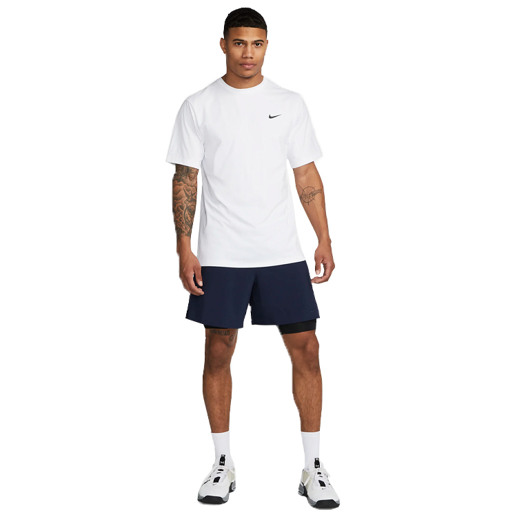Tricou bărbătesc Nike M NK DF UV HYVERSE SS 2XL Alb photo 3