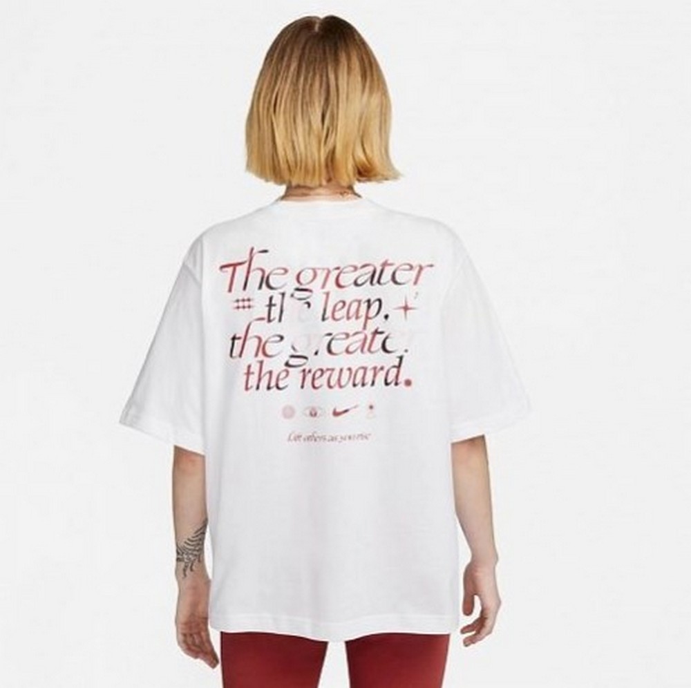 Tricou Nike W NSW TEE OC 3 SS BOXY / Femei / M / Alb photo 2