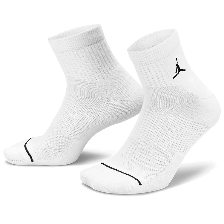 Sosete Unisex Nike U J ED CUSH POLY ANKLE 3PR 144 M Alb photo 2